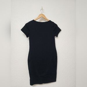 Wild Fable black dress size small, ribbed tshirt dress, casual, beachwear, comfy